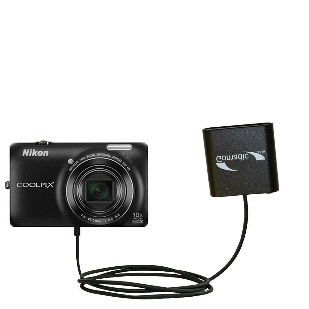 AA Battery Pack Charger compatible with the Nikon Coolpix S6200 / S6300