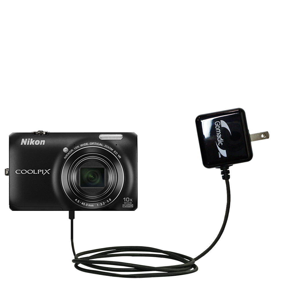 Wall Charger compatible with the Nikon Coolpix S6200 / S6300