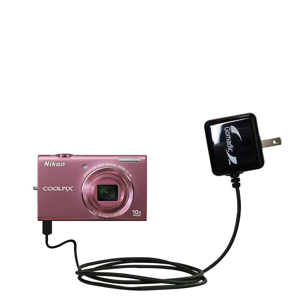 Wall Charger compatible with the Nikon Coolpix S6200