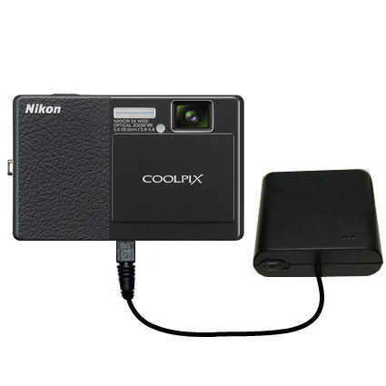 AA Battery Pack Charger compatible with the Nikon Coolpix S70