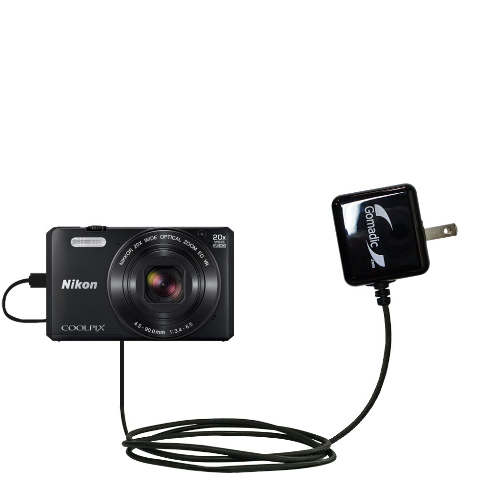 Wall Charger compatible with the Nikon Coolpix S7000