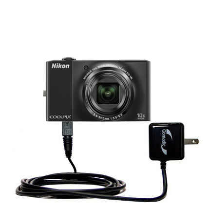 Wall Charger compatible with the Nikon Coolpix S8000