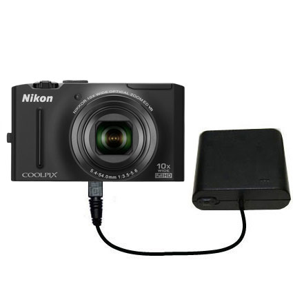 AA Battery Pack Charger compatible with the Nikon Coolpix S8100