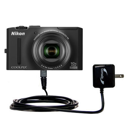 Wall Charger compatible with the Nikon Coolpix S8100