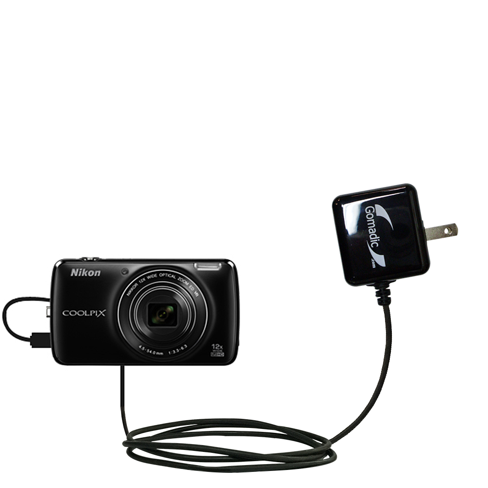 Wall Charger compatible with the Nikon Coolpix S810c