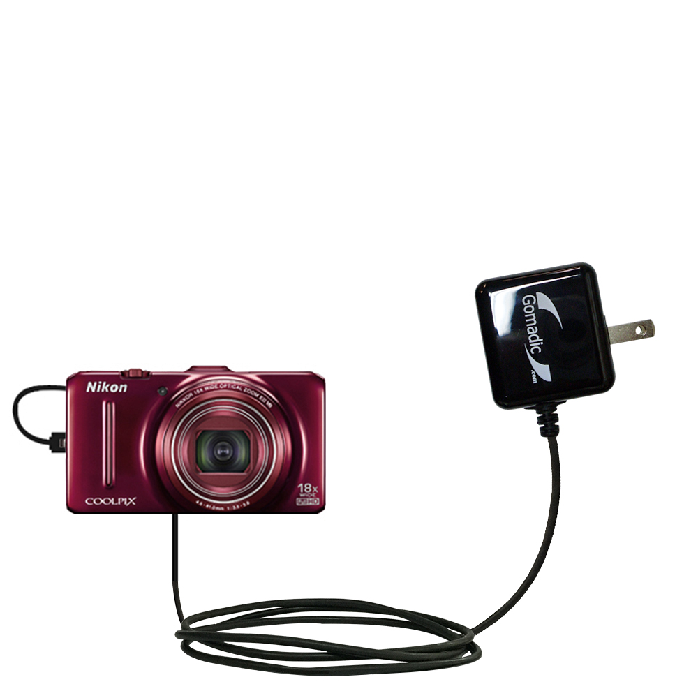 Wall Charger compatible with the Nikon Coolpix S9200 / S9300