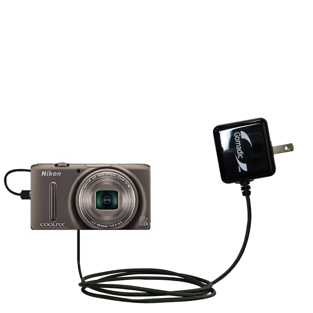 Wall Charger compatible with the Nikon Coolpix S9500
