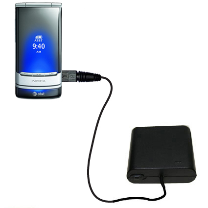 AA Battery Pack Charger compatible with the Nokia 6750 Mural