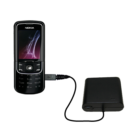 AA Battery Pack Charger compatible with the Nokia 8600 Luna