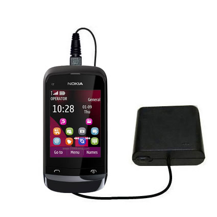 AA Battery Pack Charger compatible with the Nokia C2-O2