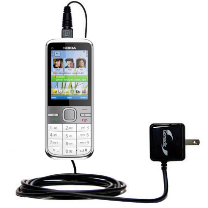 Wall Charger compatible with the Nokia C5 5MP
