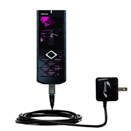 Wall Charger compatible with the Nokia Crystal Prism