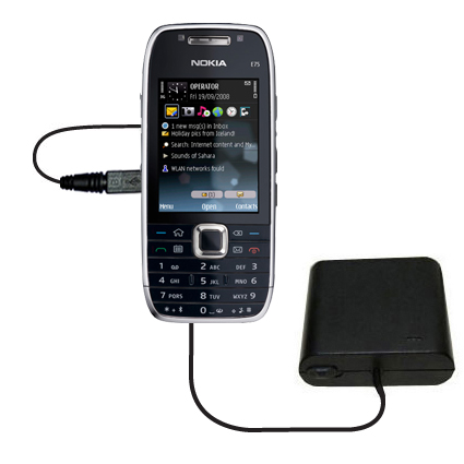 AA Battery Pack Charger compatible with the Nokia E75