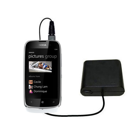 AA Battery Pack Charger compatible with the Nokia Lumia 610