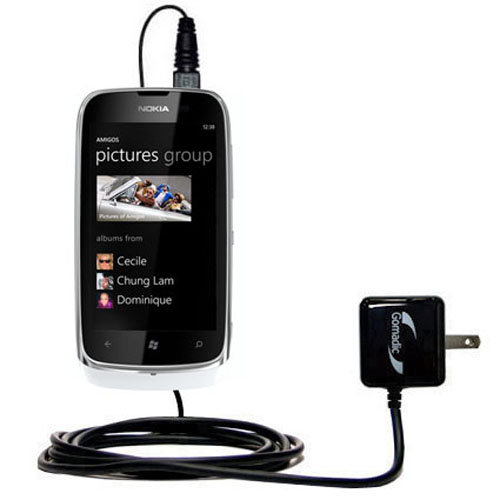 Wall Charger compatible with the Nokia Lumia 610