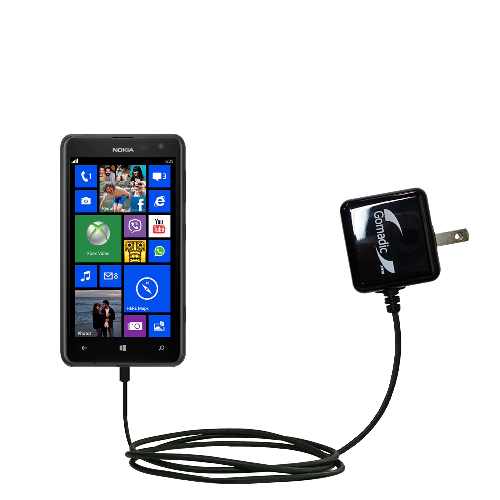 Wall Charger compatible with the Nokia Lumia 625