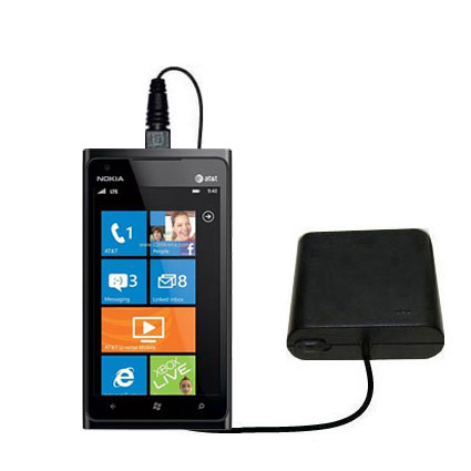 AA Battery Pack Charger compatible with the Nokia Lumia 910