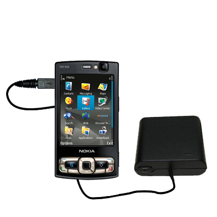 AA Battery Pack Charger compatible with the Nokia N85