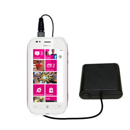 Portable Emergency AA Battery Charger Extender suitable for the Nokia Sabre - with Gomadic Brand TipExchange Technology