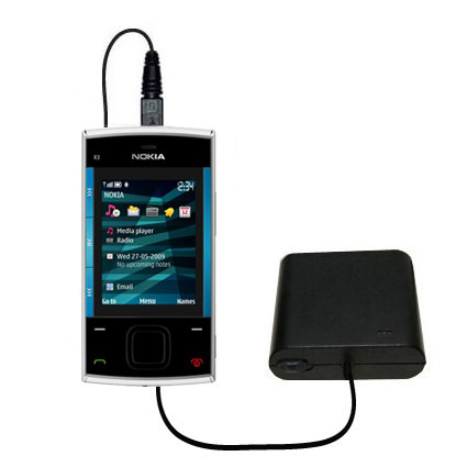 AA Battery Pack Charger compatible with the Nokia X3