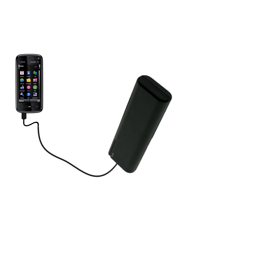 AA Battery Pack Charger compatible with the Nokia Xpress Music