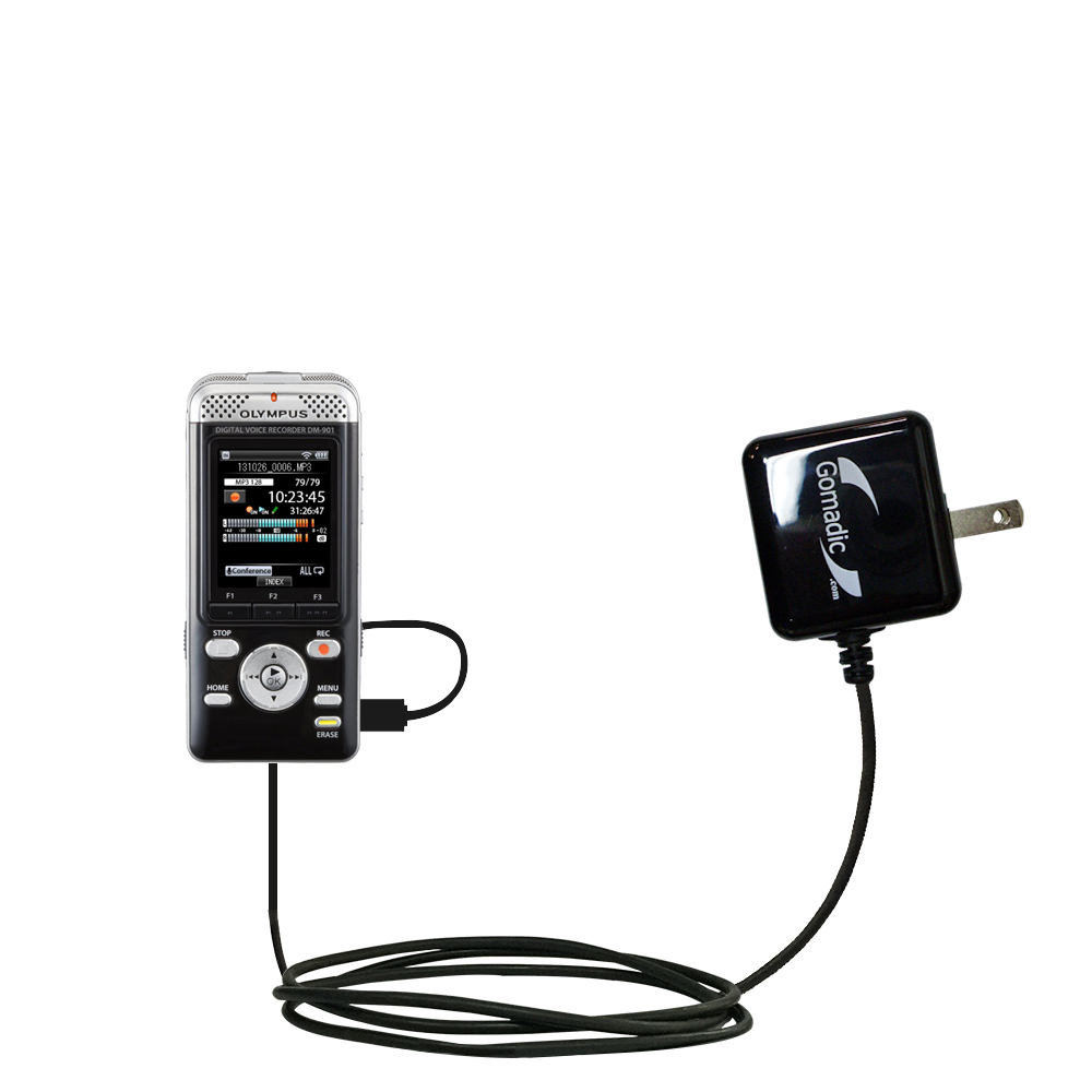 Wall Charger compatible with the Olympus DM-901