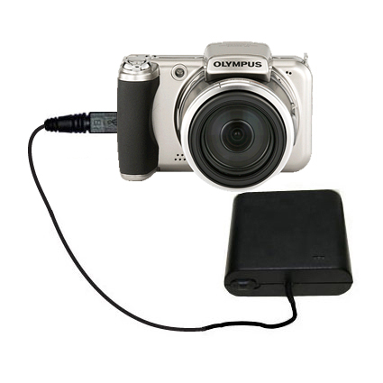 AA Battery Pack Charger compatible with the Olympus SP-800UZ Digital Camera