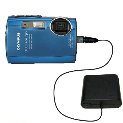 AA Battery Pack Charger compatible with the Olympus Stylus TOUGH 3000
