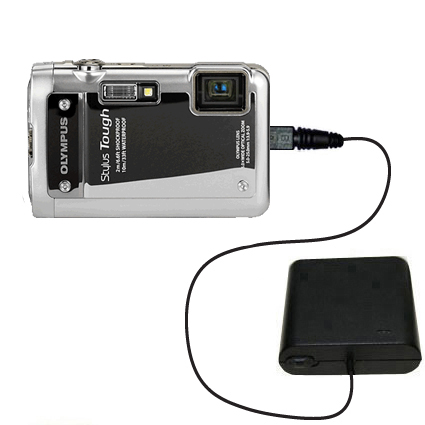 AA Battery Pack Charger compatible with the Olympus Stylus TOUGH 8010