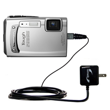 Coiled Power Hot Sync USB Cable for the Olympus TG-310 with both data and charge features Uses Gomadic TipExchange Technology