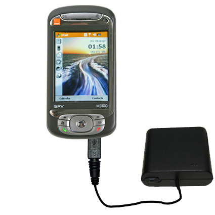 AA Battery Pack Charger compatible with the Orange SPV M3100