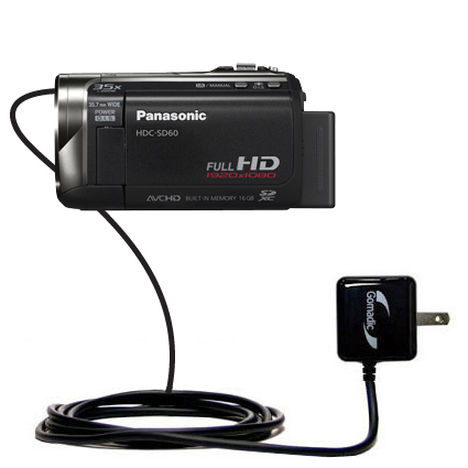 Wall Charger compatible with the Panasonic HDC-SD60 Video Camera