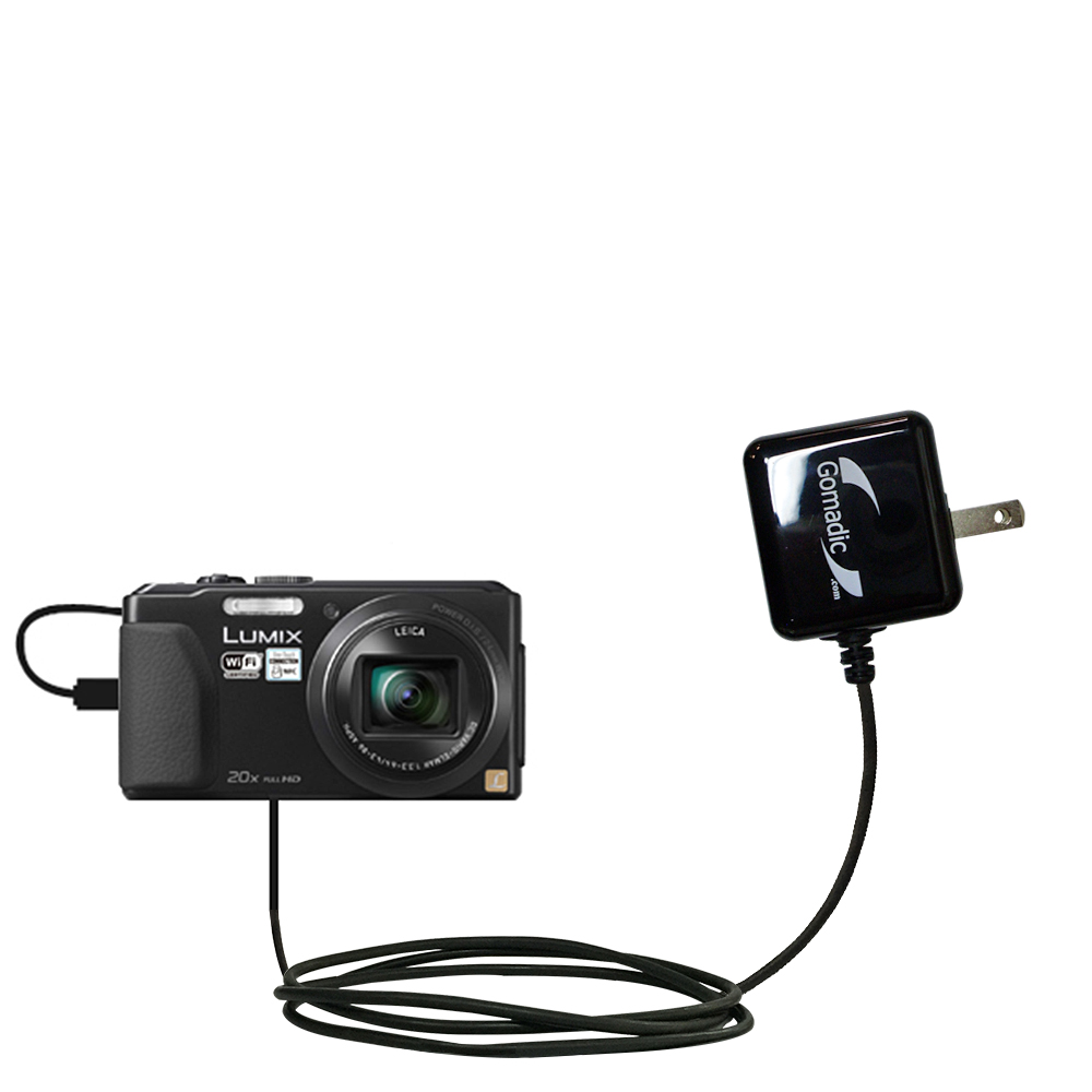 Wall Charger compatible with the Panasonic Lumix DMC-TZ40