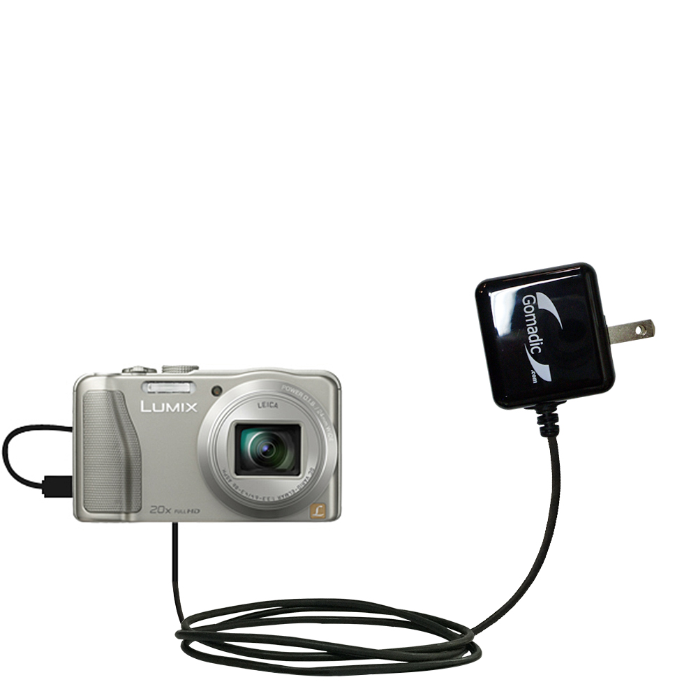 Wall Charger compatible with the Panasonic Lumix DMC-ZS25S