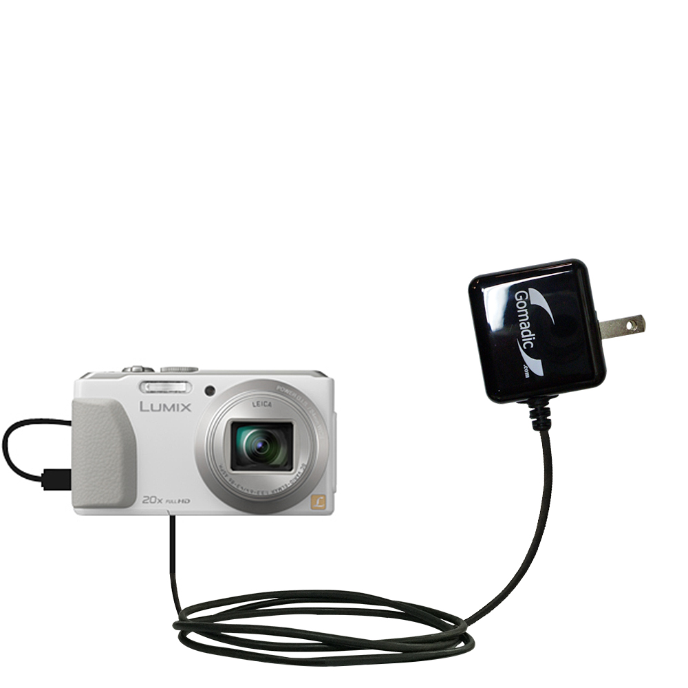 Wall Charger compatible with the Panasonic Lumix DMC-ZS30W