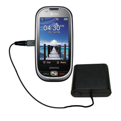AA Battery Pack Charger compatible with the Pantech P2020