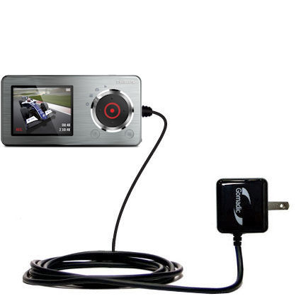 Wall Charger compatible with the Philips GoGear CAM SA2CAM08K Video Player