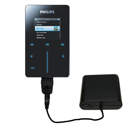 AA Battery Pack Charger compatible with the Philips GoGear HDD6320