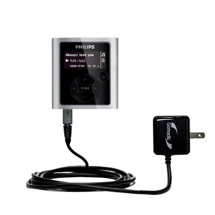 Wall Charger compatible with the Philips GoGear RaGa