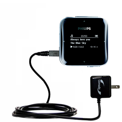 Wall Charger compatible with the Philips GoGear SA2886