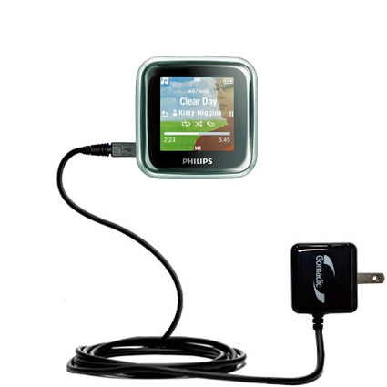 Wall Charger compatible with the Philips GoGear SA2985/37 Spark