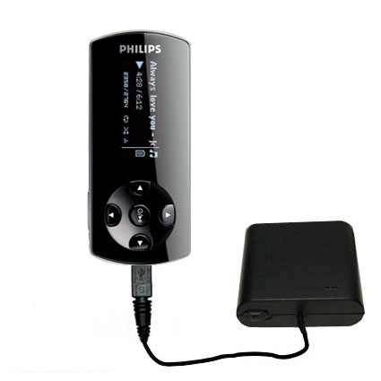 AA Battery Pack Charger compatible with the Philips GoGear SA4425