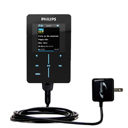 Wall Charger compatible with the Philips GoGear SA9200/17 Super Slim