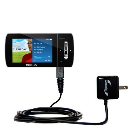 Wall Charger compatible with the Philips Muse MP3 Video Player FullSound