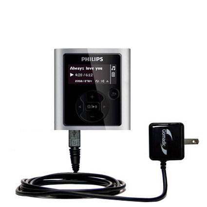 Wall Charger compatible with the Philips RaGa MP3 Player