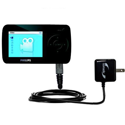 Wall Charger compatible with the Philips GoGear SA6015/37