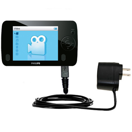 Wall Charger compatible with the Philips GoGear SA6024/37
