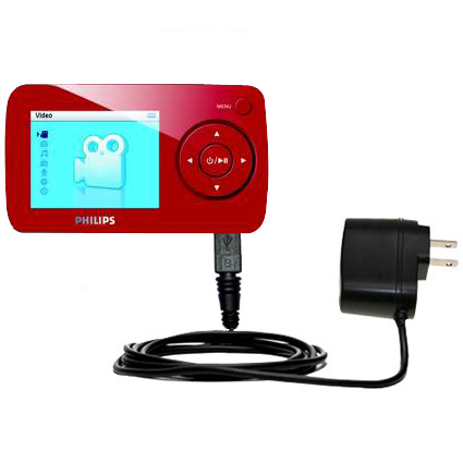 Wall Charger compatible with the Philips GoGear SA6086/37
