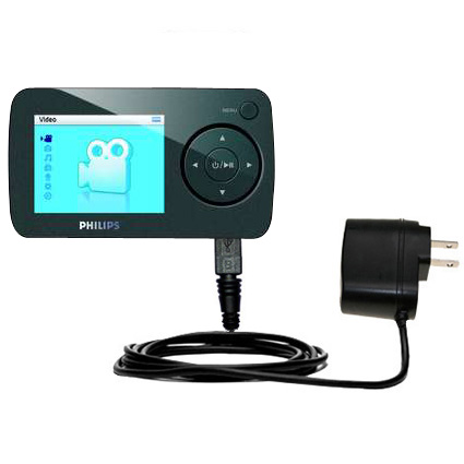 Wall Charger compatible with the Philips GoGear SA6087/37