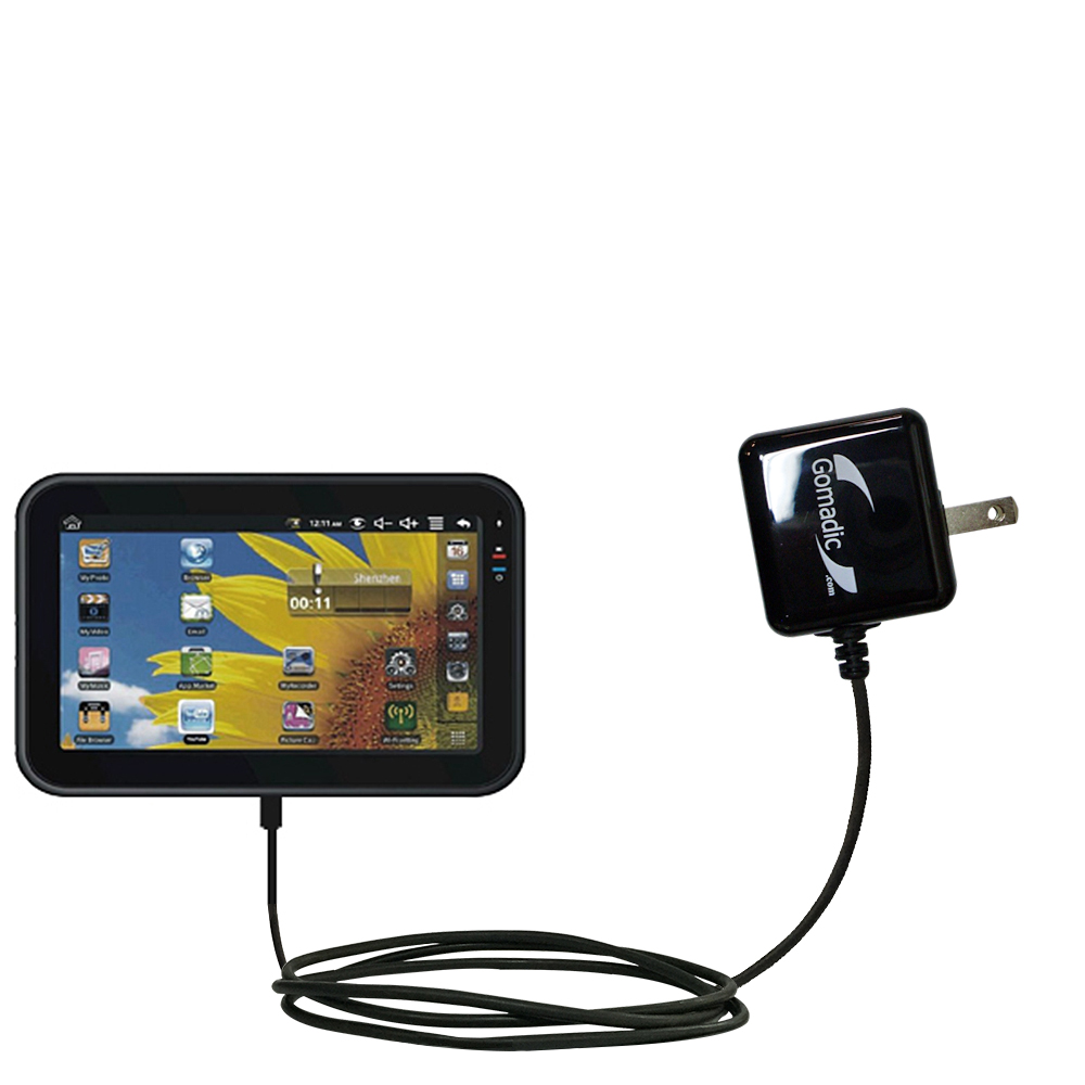 Wall Charger compatible with the Polaroid Tablet PMID701